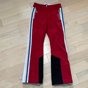 Sweaty Betty Moritz soft shell slim beautiful ski snow salopettes pants